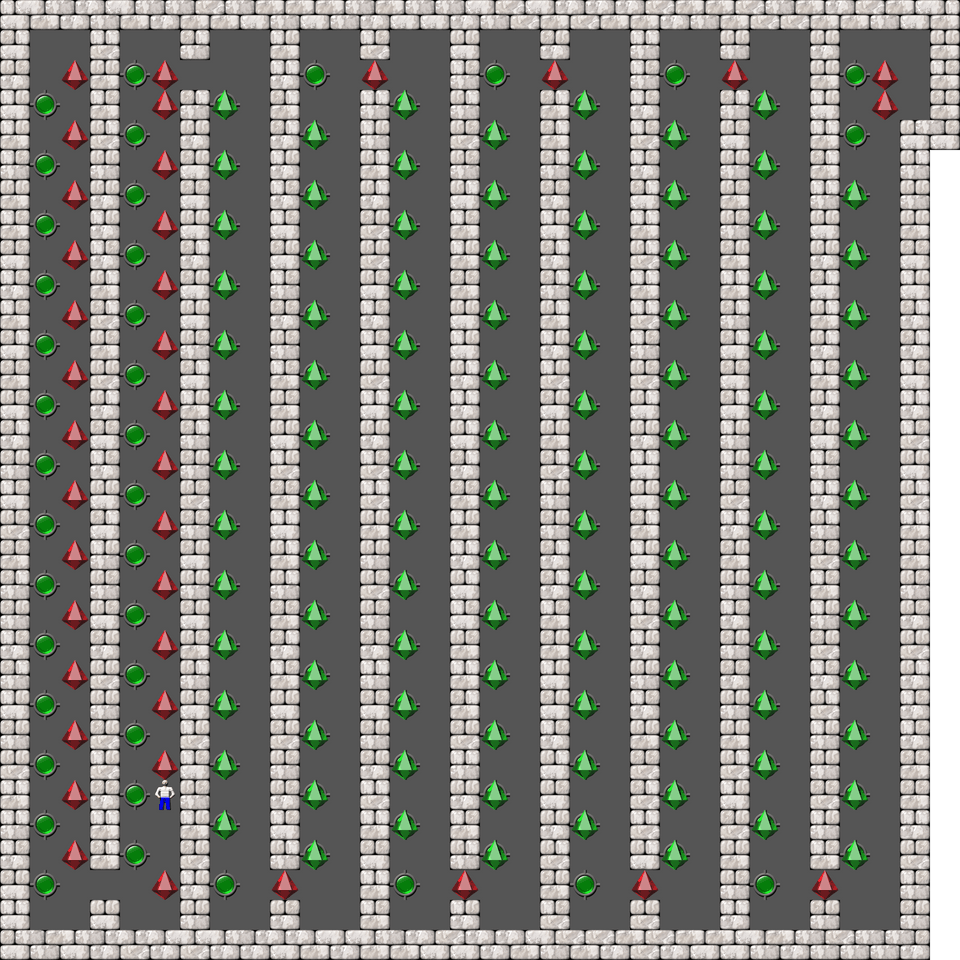 Sokoban Mass Remodel level 1109